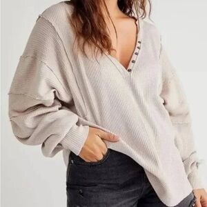 Free People We The Free Callisto V-neck Henley